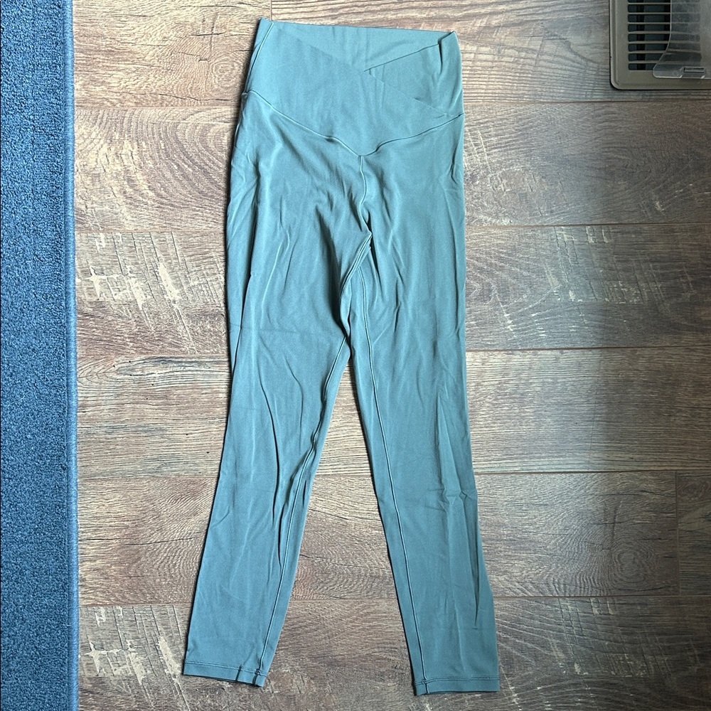 Aerie Teal Crossover Legging